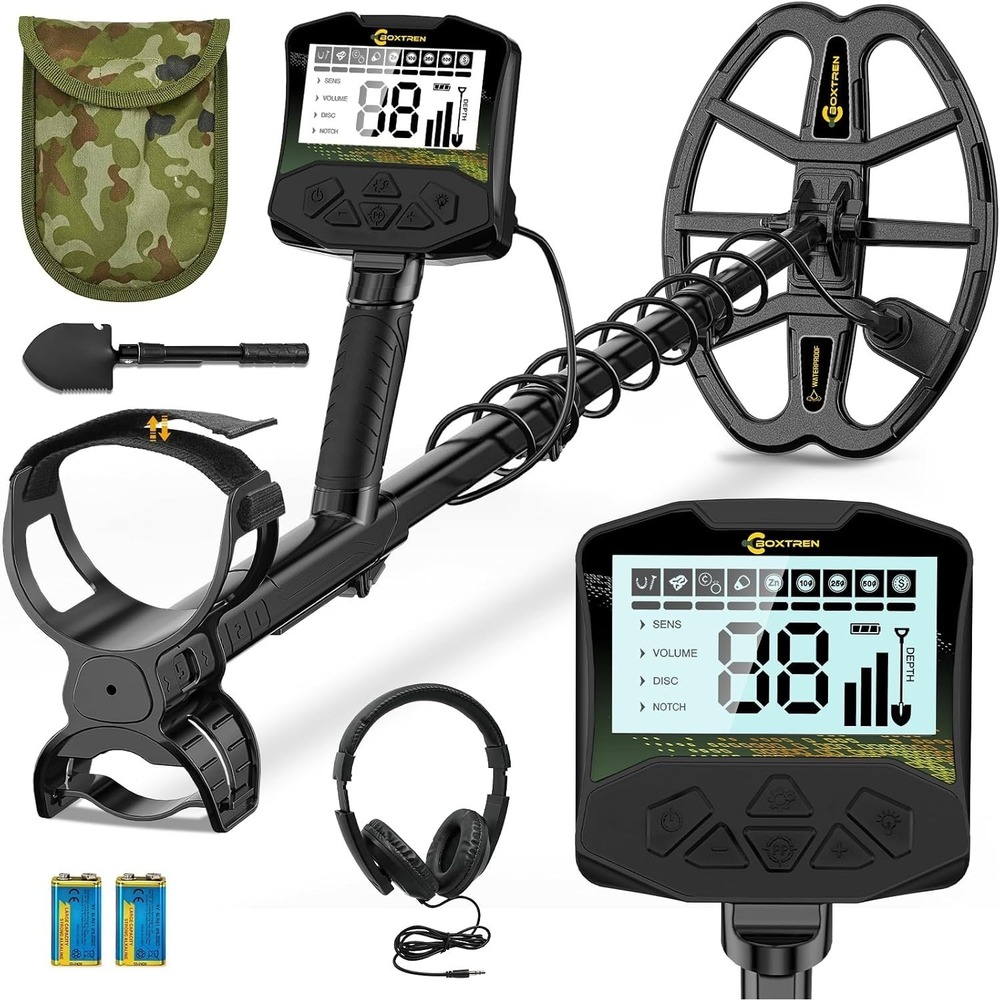 Metal Detector Professional Adult Waterproof Search Coil Advanced DSP Gold Finde